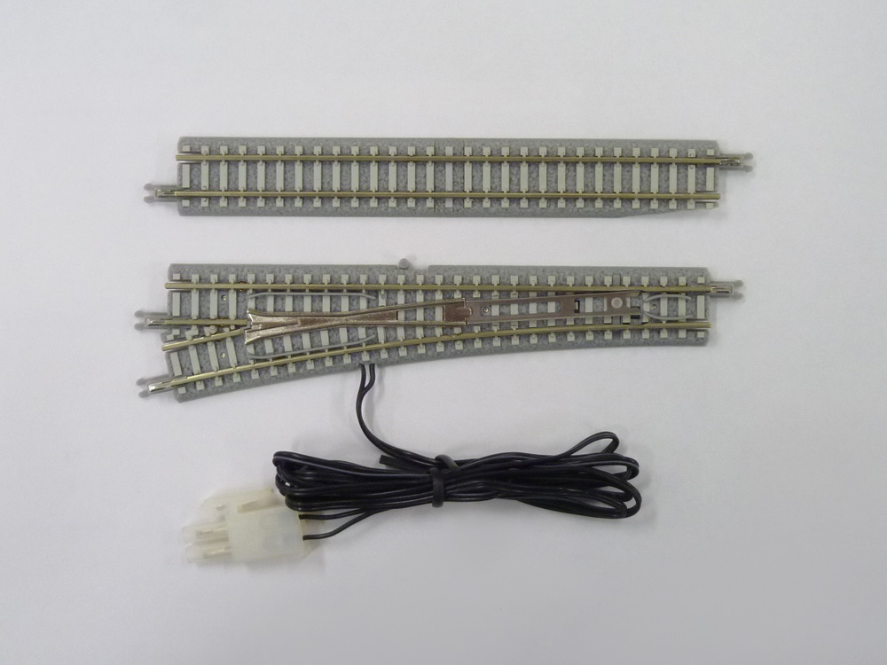 R055 PCトラック 電動/手動ポイントレール 110mm 左分岐