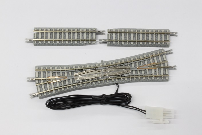 R068 PC電動/手動 ダブルスリップポイントレール 左