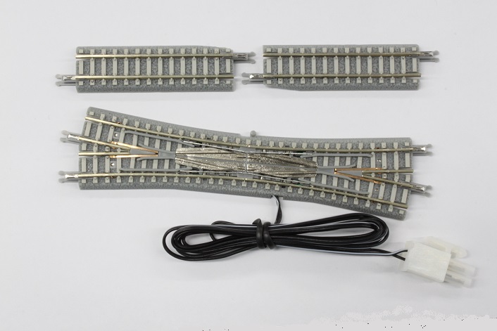 R069 PC電動/手動 ダブルスリップポイントレール 右