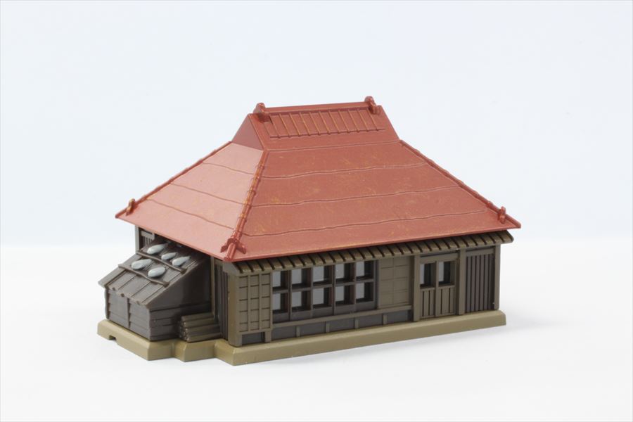 S025-1 トタン屋根農家 赤