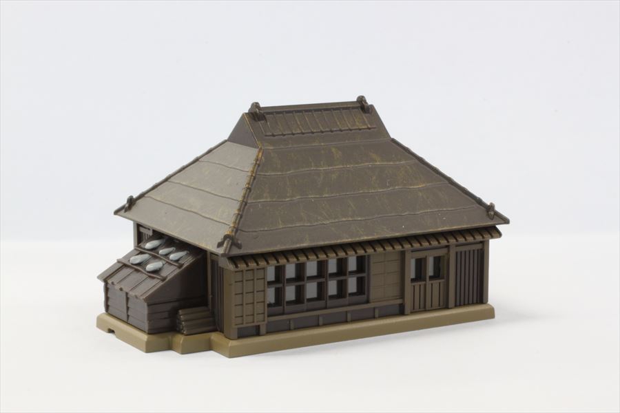 S025-3 トタン屋根農家 茶