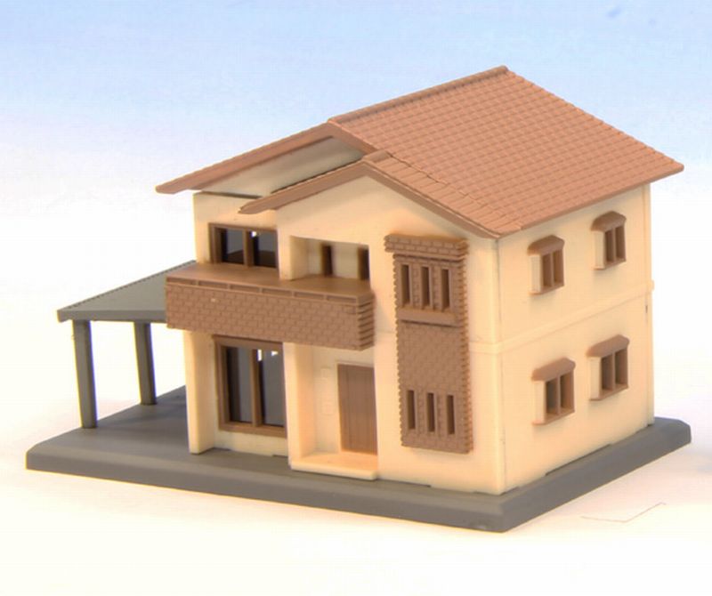 S042-1 二階建住宅A ベージュ