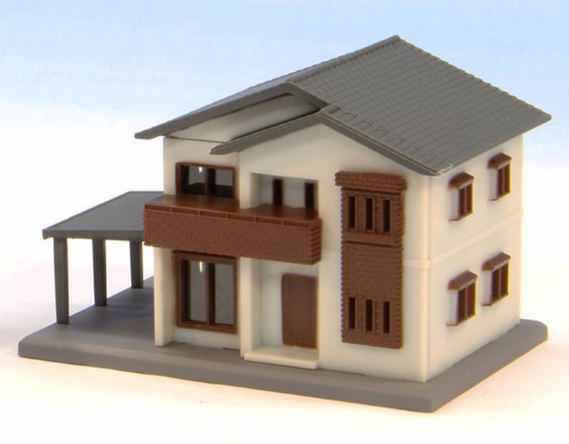S042-2 二階建住宅A 白