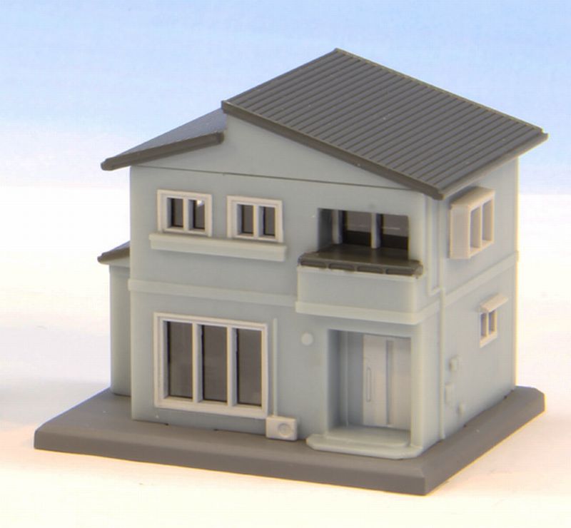 S043-2 二階建住宅B 青