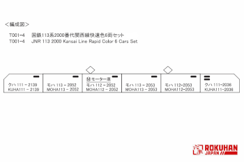 国鉄113系2000番代 関西線快速色 6両セット、湘南色 4両セット(再生産