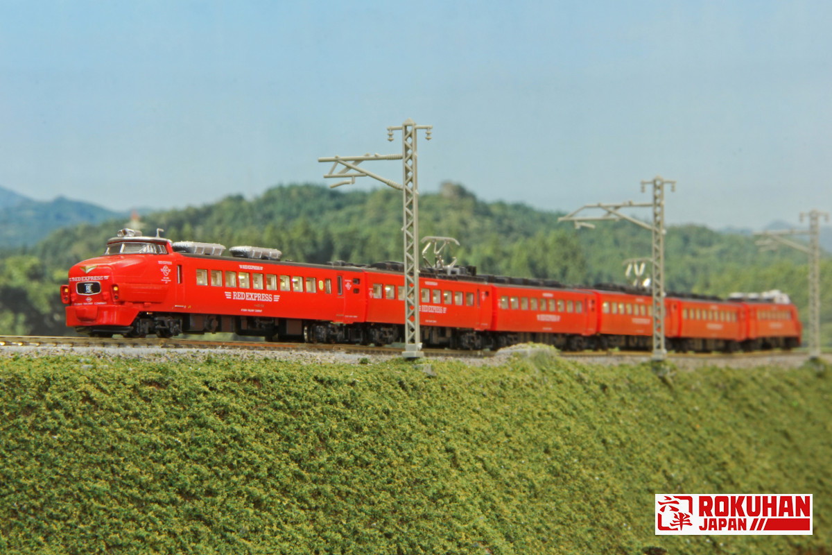 T030-3 485系特急形電車 レッドエクスプレス 「にちりん」タイプ 6両セット
