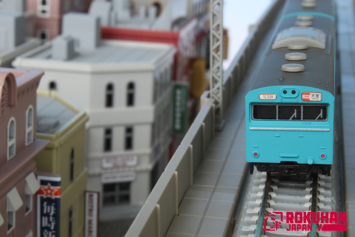 T022-1 国鉄103系 スカイブルー京浜東北線タイプ 4両基本セット