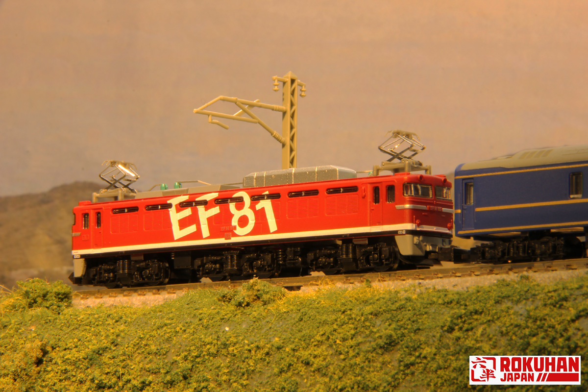 T015-3 EF81電気機関車 レインボー塗装 95号機