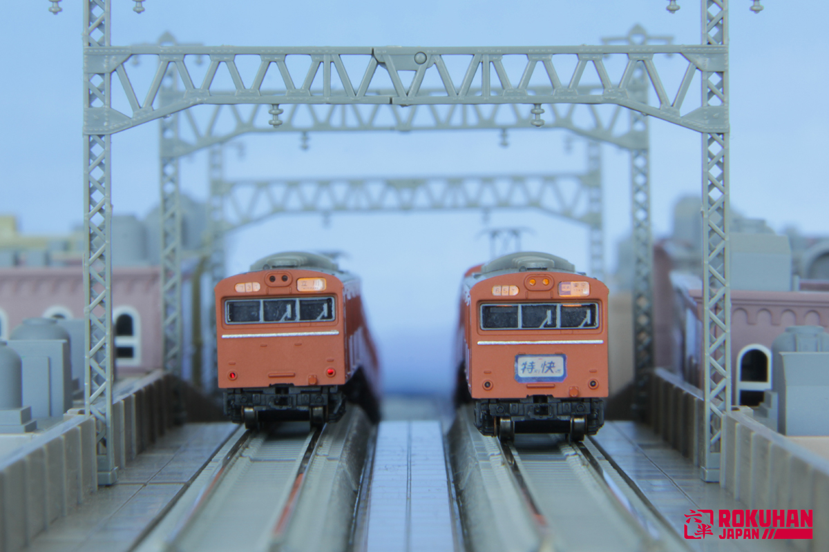 T022-7 国鉄103系 オレンジ 中央線タイプ 4両基本セット